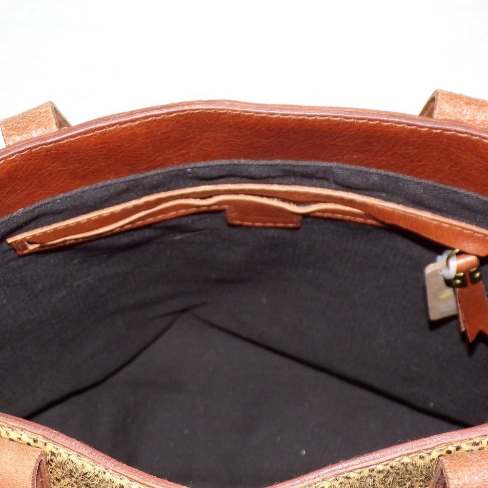MADEWELL Transport Tote Calf Hair Leopard Bag - Picture 11 of 11